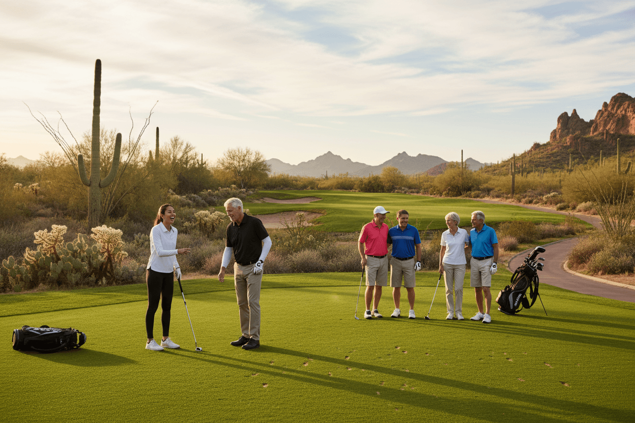 Golfing community at The 500 Golf Club